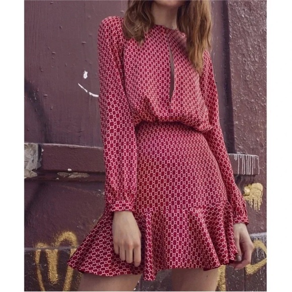 ALEXIS Coretti Mini Dress in Rouge Rolo - Picture 1 of 9